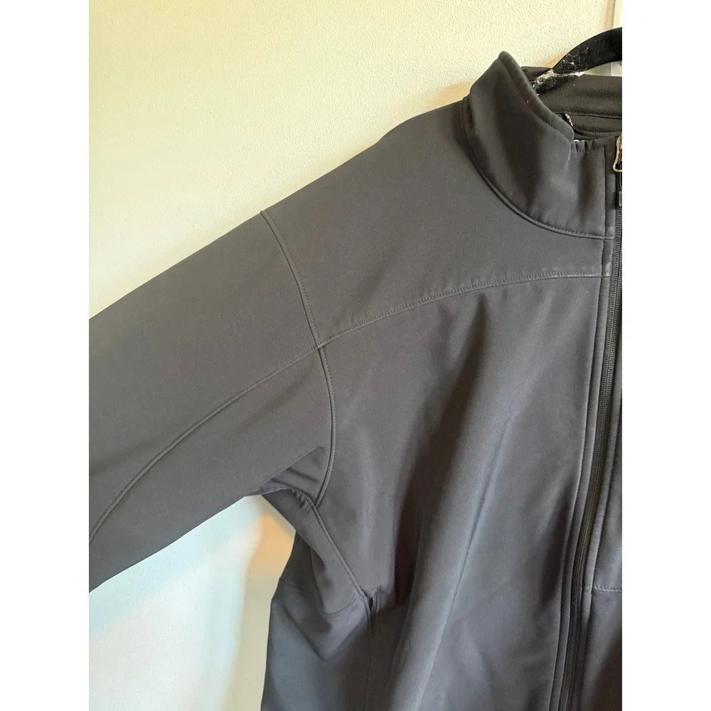 The North Face Mens Apex Bionic Softshell Jacket Black Full Zip Windbreaker XL